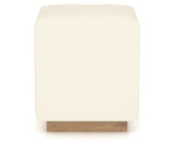 Canadel Loft Upholstered Bench 5169 in YJ Faux Leather and 20 Caramel Washed, side view