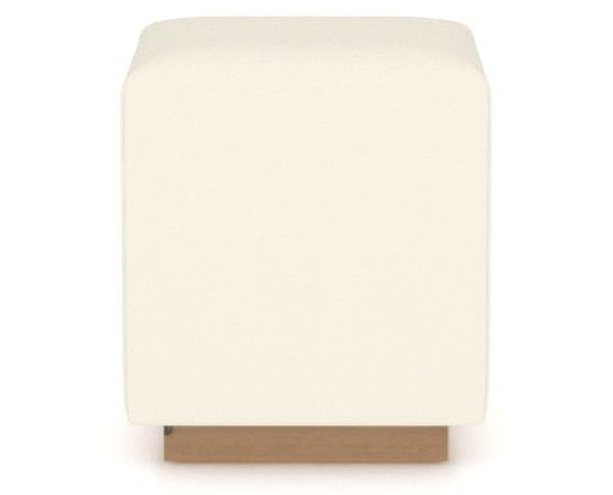 Canadel Loft Upholstered Bench 5169 in YJ Faux Leather and 20 Caramel Washed, back view