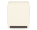 Canadel Loft Upholstered Bench 5169 in YJ Faux Leather and 29 Hazelnut Washed, front view