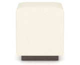 Canadel Loft Upholstered Bench 5169 in YJ Faux Leather and 29 Hazelnut Washed, side view