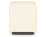 Canadel Loft Upholstered Bench 5169 in YJ Faux Leather and 59 Davy's Grey, side view