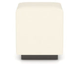 Canadel Loft Upholstered Bench 5169 in YJ Faux Leather and 59 Davy's Grey, back view