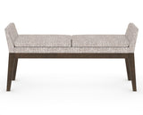Canadel Downtown Upholstered Bench 5170 in FP Crypton® and 29 Hazelnut Washed, front view