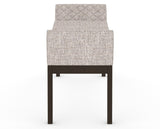 Canadel Downtown Upholstered Bench 5170 in FP Crypton® and 59 Davy's Grey, side view