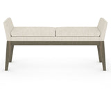Canadel Downtown Upholstered Bench 5170 in FT InsideOut® and 08 Shadow, front view