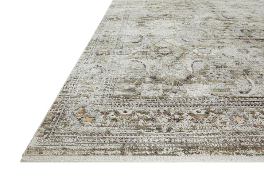 Bonney Rug 02 | Moss / Stone