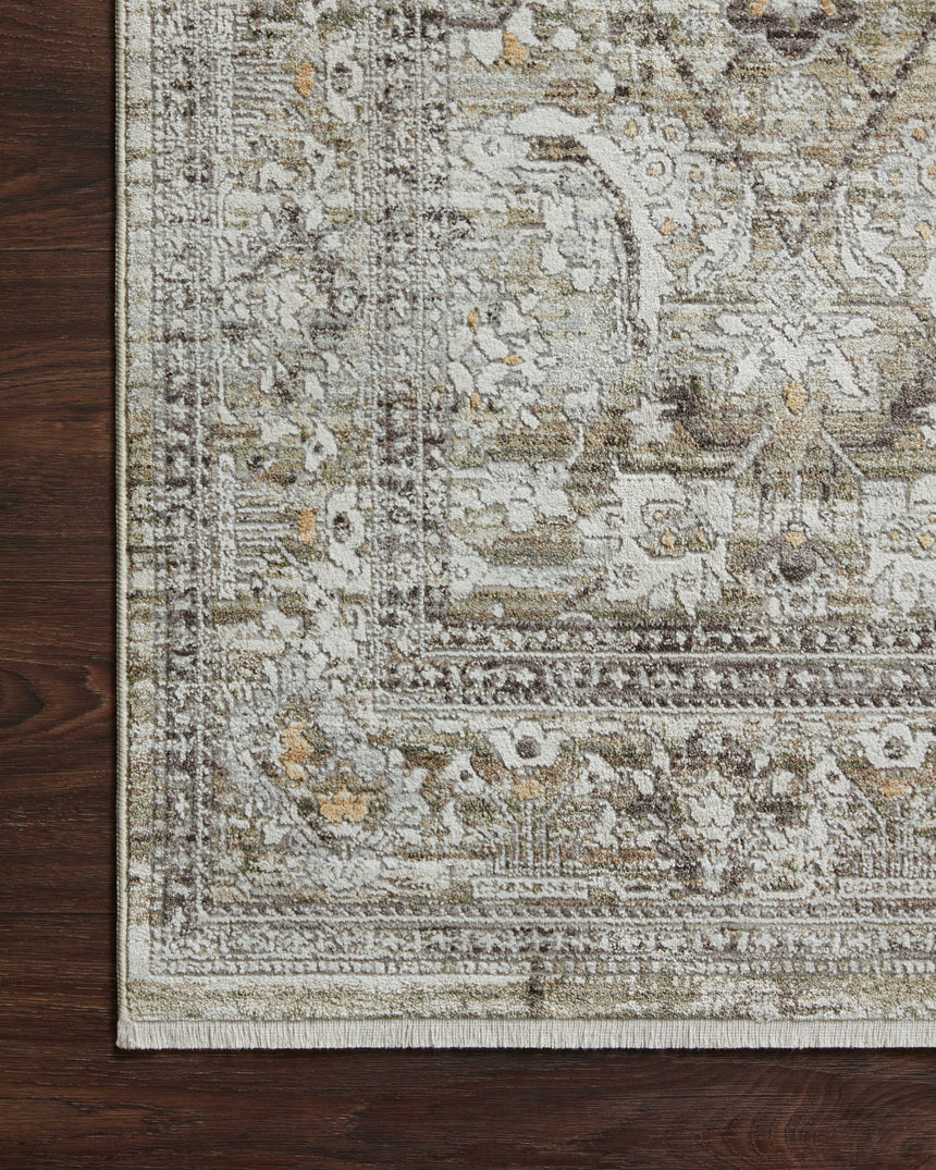 Bonney Rug 02 | Moss / Stone