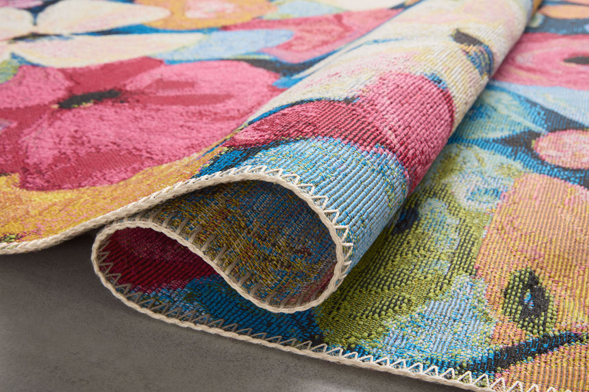 Botanical Rug 02 | Navy / Multi