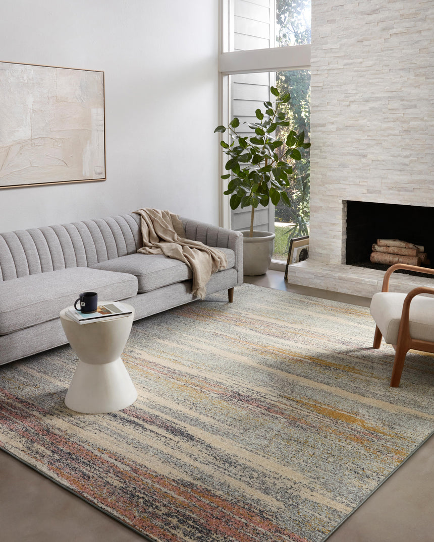 Bowery Rug 04 | Pebble / Multi