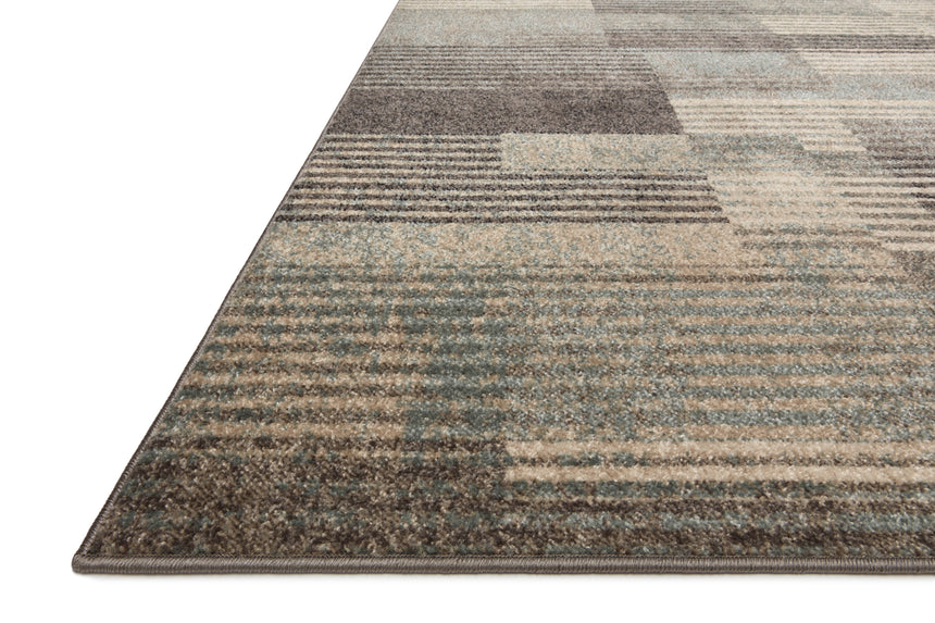 Bowery Rug 06 | Storm / Taupe