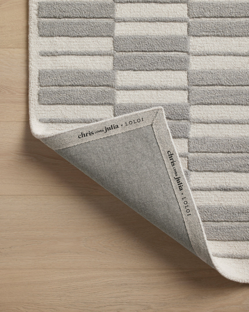 Bradley Rug 03 | Ivory / Grey