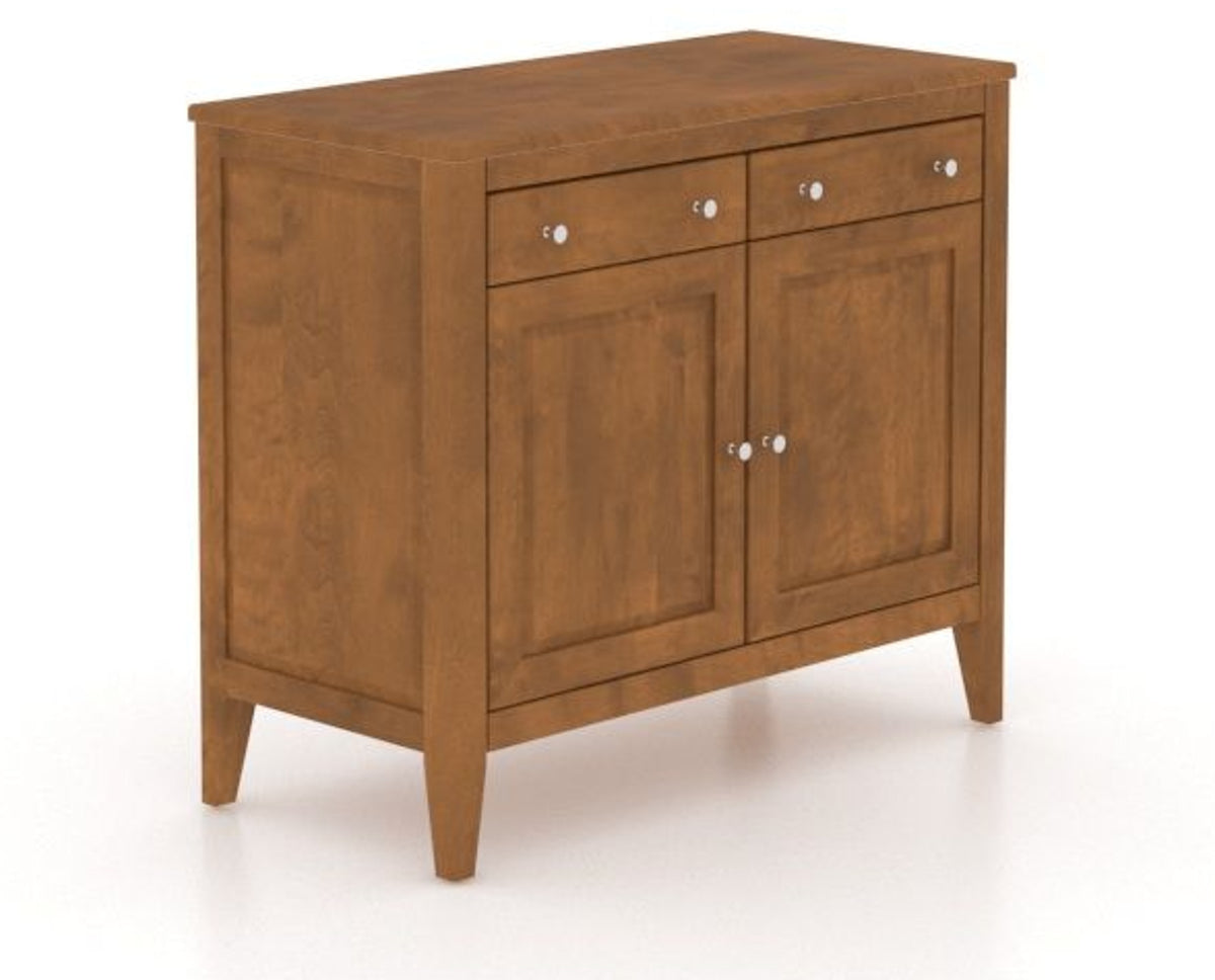 Canadel Buffet 3800 in Oak Washed, three-quarter view