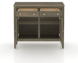 Canadel Buffet 3800 in 08 Shadow, fully open view