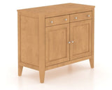 Canadel Buffet 3800 in 20 Caramel Washed, three-quarter view