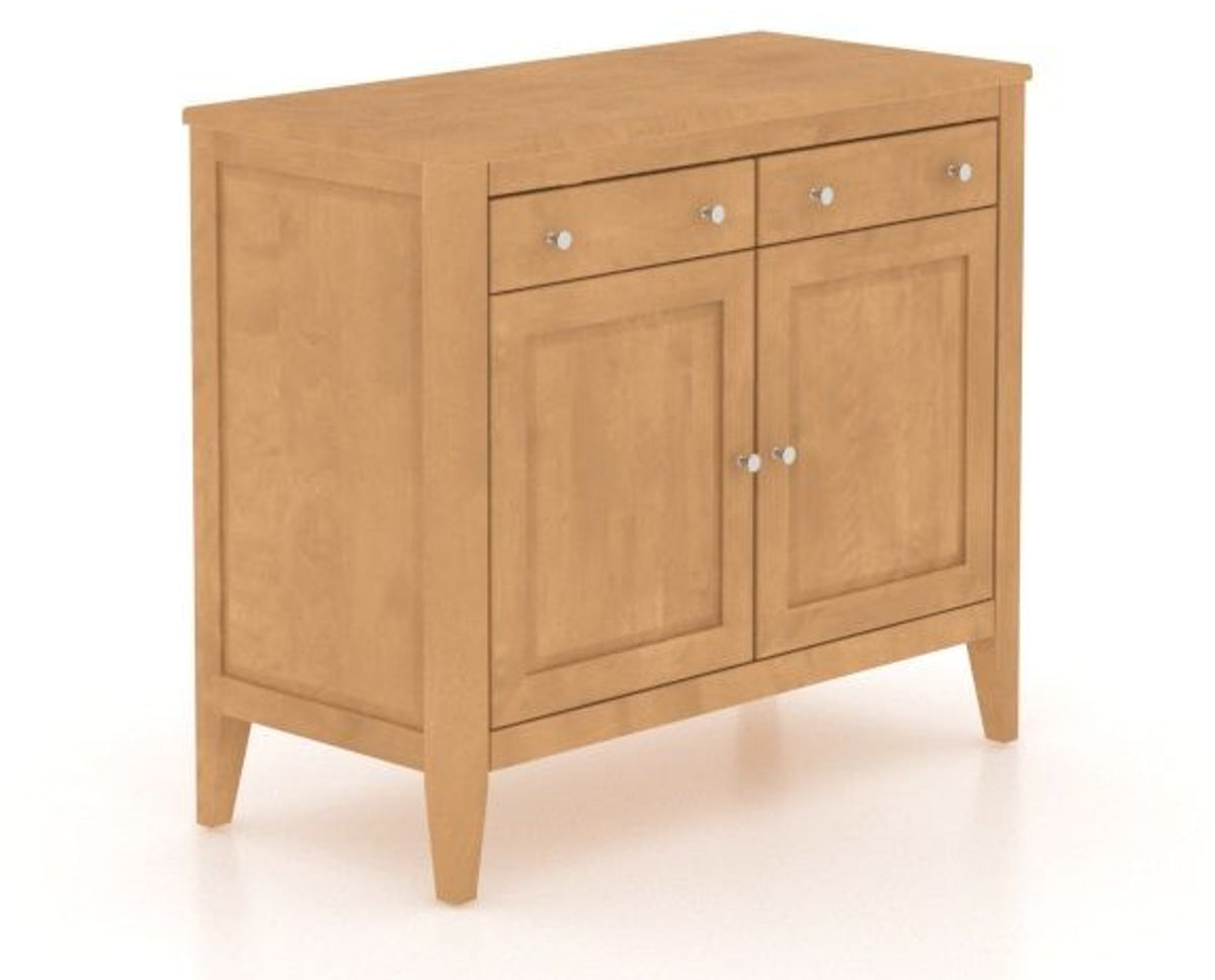 Canadel Buffet 3800 in 20 Caramel Washed, three-quarter view