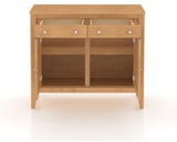 Canadel Buffet 3800 in 20 Caramel Washed, fully open view
