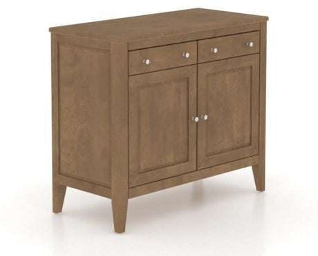 Canadel Buffet 3800 in 25 Pecan Washed, three-quarter view