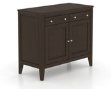 Canadel Buffet 3800 in 59 Davy's Grey, three-quarter view