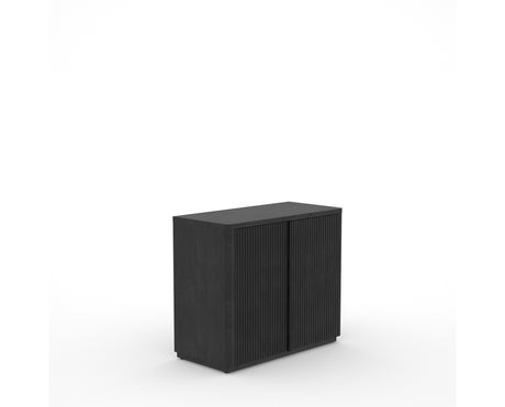 Canadel Modern Channel 40 Buffet in Dark Smoke, three-quarter view