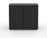 Canadel Modern Channel 40 Buffet in Dark Smoke, front view