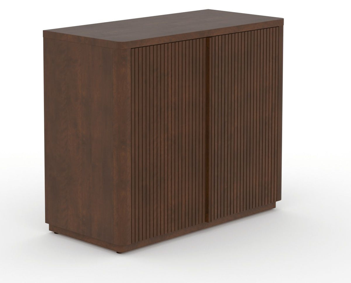 Canadel Modern Channel 40 Buffet in Cognac Washed, three-quarter view