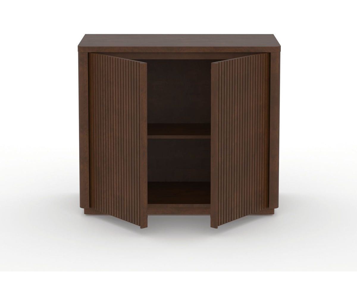 Canadel Modern Channel 40 Buffet in Cognac Washed, open view