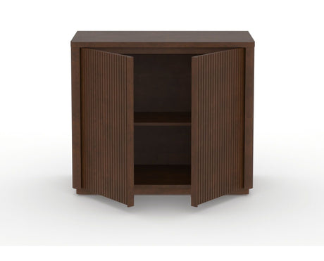 Canadel Modern Channel 40 Buffet in Cognac Washed, open view