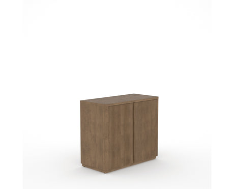 Canadel Modern Channel 40 Buffet in Pecan Washed, three-quarter view