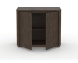 Canadel Modern Channel 40 Buffet in Hazelnut Washed, open view