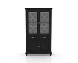 Canadel Farmhouse Buffet 4172 in Midnight Black Washed, front view
