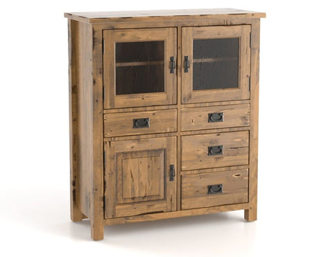 Canadel Champlain Buffet 4248 in Oak Washed, three-quarter view