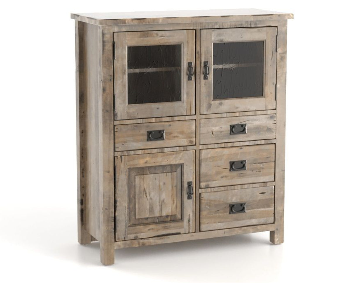 Canadel Champlain Buffet 4248 in 08 Shadow, three-quarter view