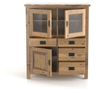 Canadel Champlain Buffet 4248 in 25 Pecan Washed, open view