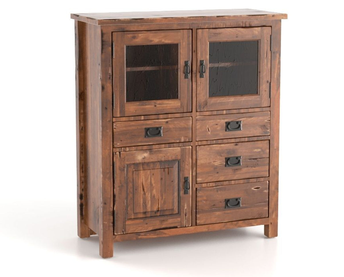Canadel Champlain Buffet 4248 in 33 Spice Washed, three-quarter view