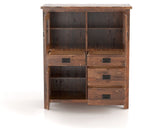 Canadel Champlain Buffet 4248 in 33 Spice Washed, fully open view