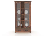 Canadel Champlain Farmhouse Buffet in Spice Washed, open view