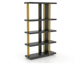 Canadel Modern Buffet 4678 in 09 Dark Smoke and M1, three-quarter view