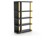Canadel Modern Buffet 4678 in 09 Dark Smoke and M2, three-quarter view