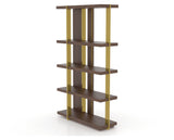 Canadel Modern Buffet 4678 in 19 Cognac Washed and M2, open view