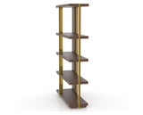 Canadel Modern Buffet 4678 in 19 Cognac Washed and M2, fully open view