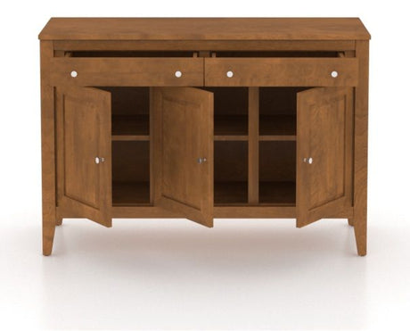 Canadel Buffet 4800 in Oak Washed, open view