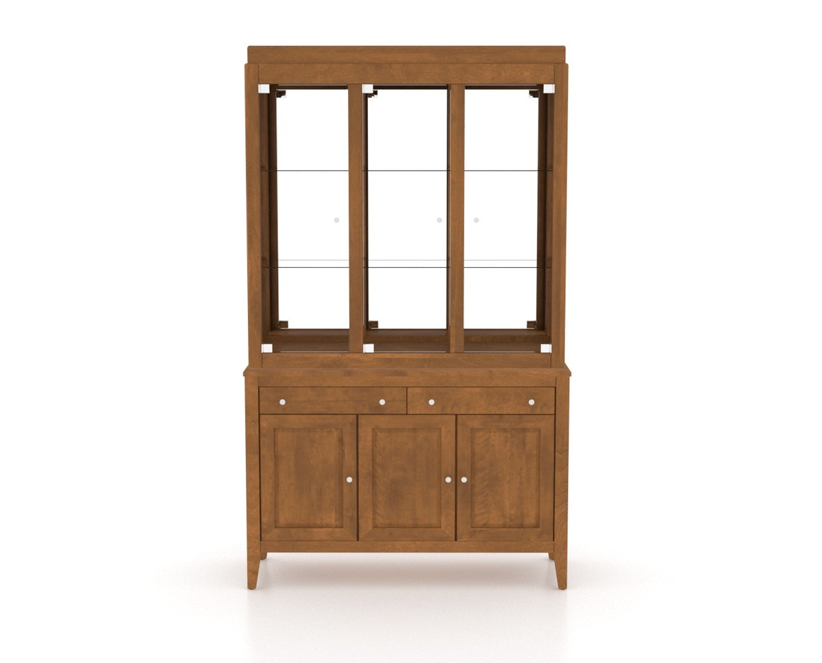 Canadel Core Buffet 4800 in Oak Washed Hutch, front view