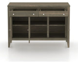 Canadel Buffet 4800 in 08 Shadow, fully open view