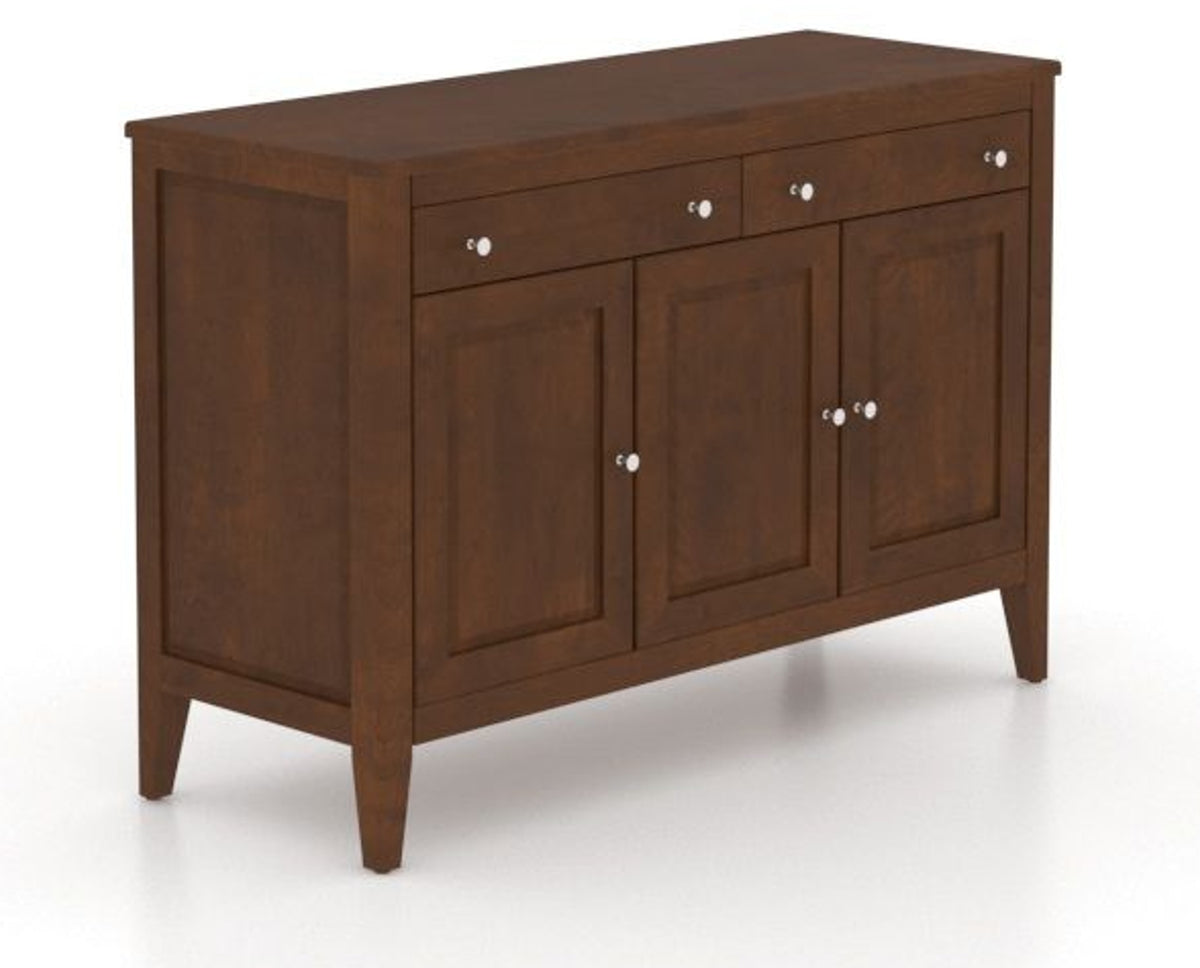 Canadel Buffet 4800 in 19 Cognac Washed, three-quarter view