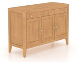 Canadel Buffet 4800 in 20 Caramel Washed, three-quarter view
