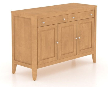 Canadel Buffet 4800 in 20 Caramel Washed, three-quarter view