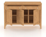 Canadel Buffet 4800 in 20 Caramel Washed, open view