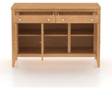 Canadel Buffet 4800 in 20 Caramel Washed, fully open view
