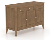 Canadel Buffet 4800 in 25 Pecan Washed, three-quarter view