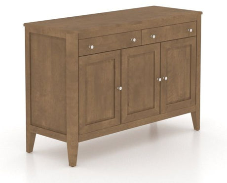 Canadel Buffet 4800 in 25 Pecan Washed, three-quarter view